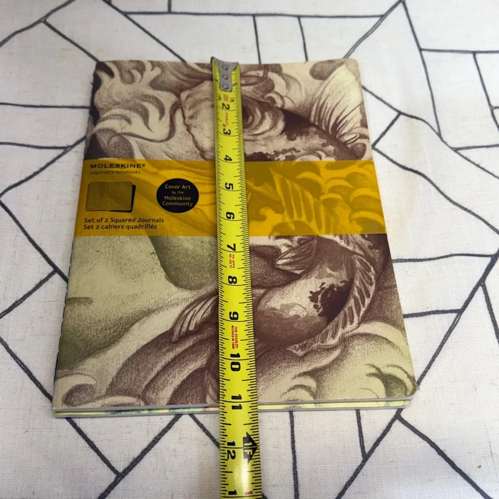 Moleskine Squared Journals Set of 2 8.5x11 Multicolor Benjamin Barrios Art